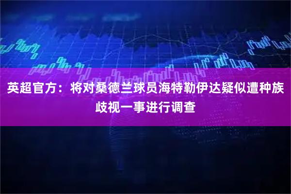 英超官方：将对桑德兰球员海特勒伊达疑似遭种族歧视一事进行调查
